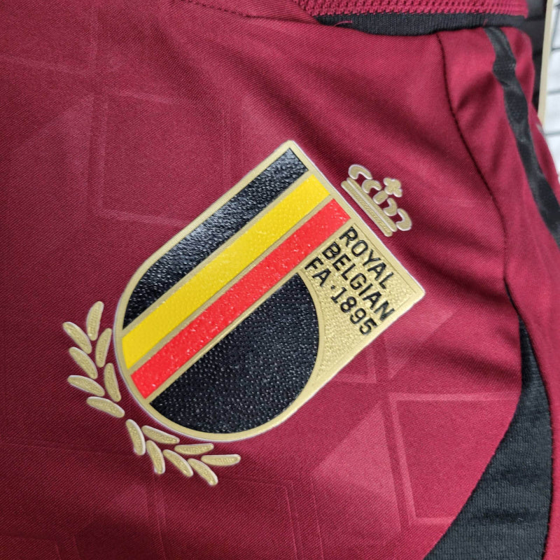 Camisa Bélgica Titular 24/25 - Jogador - Central das Camisas