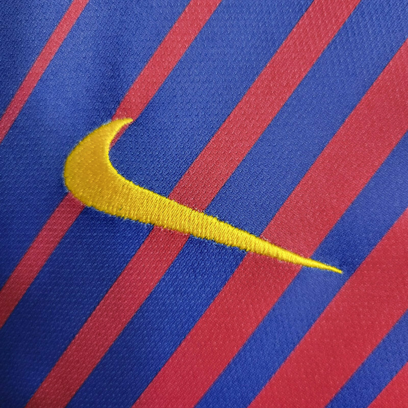 Camisa Barcelona Titular 17/18 - Retrô - Central das Camisas