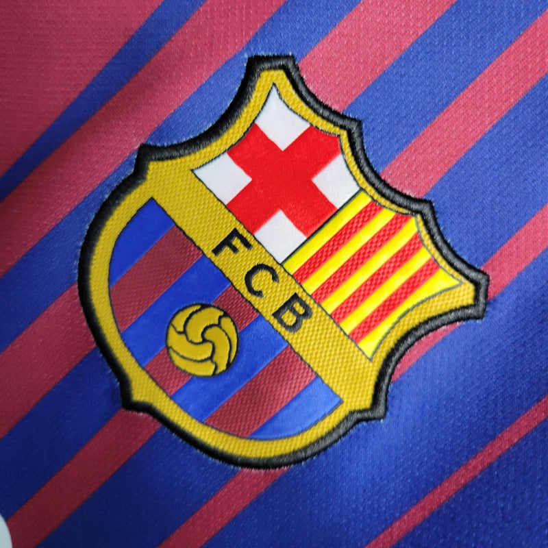 Camisa Barcelona Titular 17/18 - Retrô - Central das Camisas