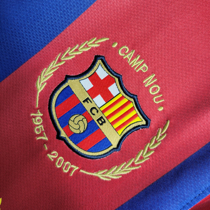 Camisa Barcelona Titular 07/08 - Retrô - Central das Camisas