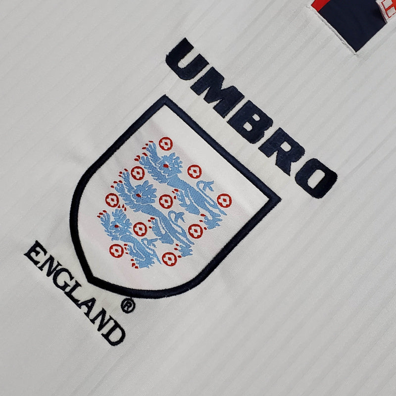 Camisa Inglaterra Titular 1998 - Retrô - Central das Camisas