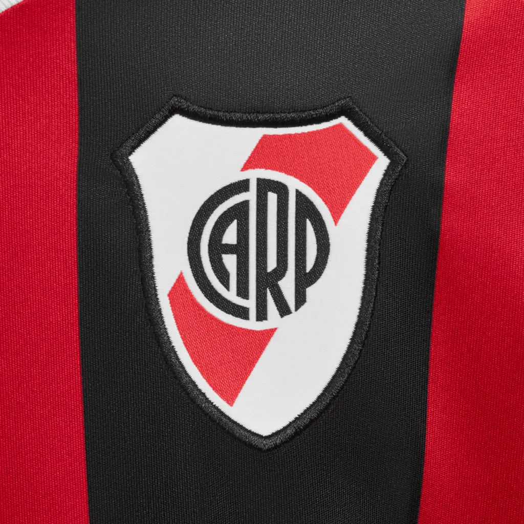 Camisa River Plate II 25/26 - Torcedor Masculina - Preta e vermelha - Central das Camisas