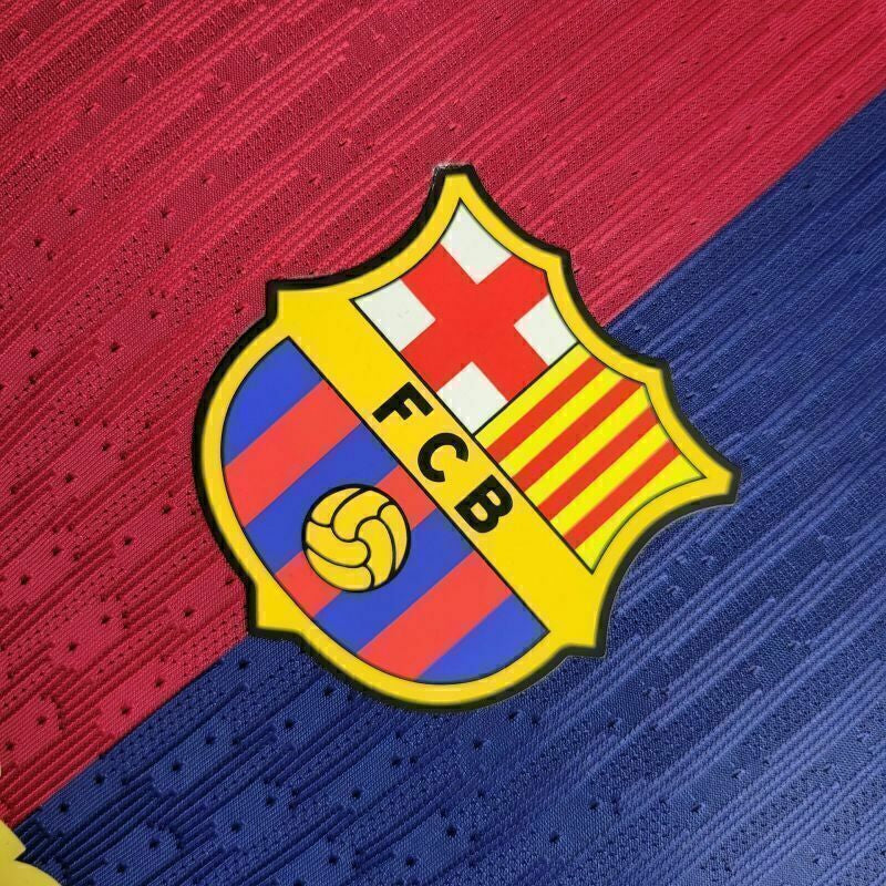 Camisa Barcelona Titular 24/25 - Jogador - Central das Camisas