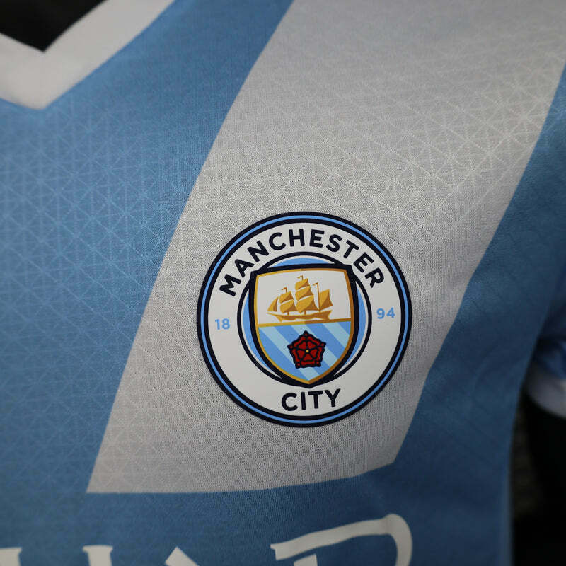 Camisa Manchester City Titular 25/26 - Jogador - Central das Camisas