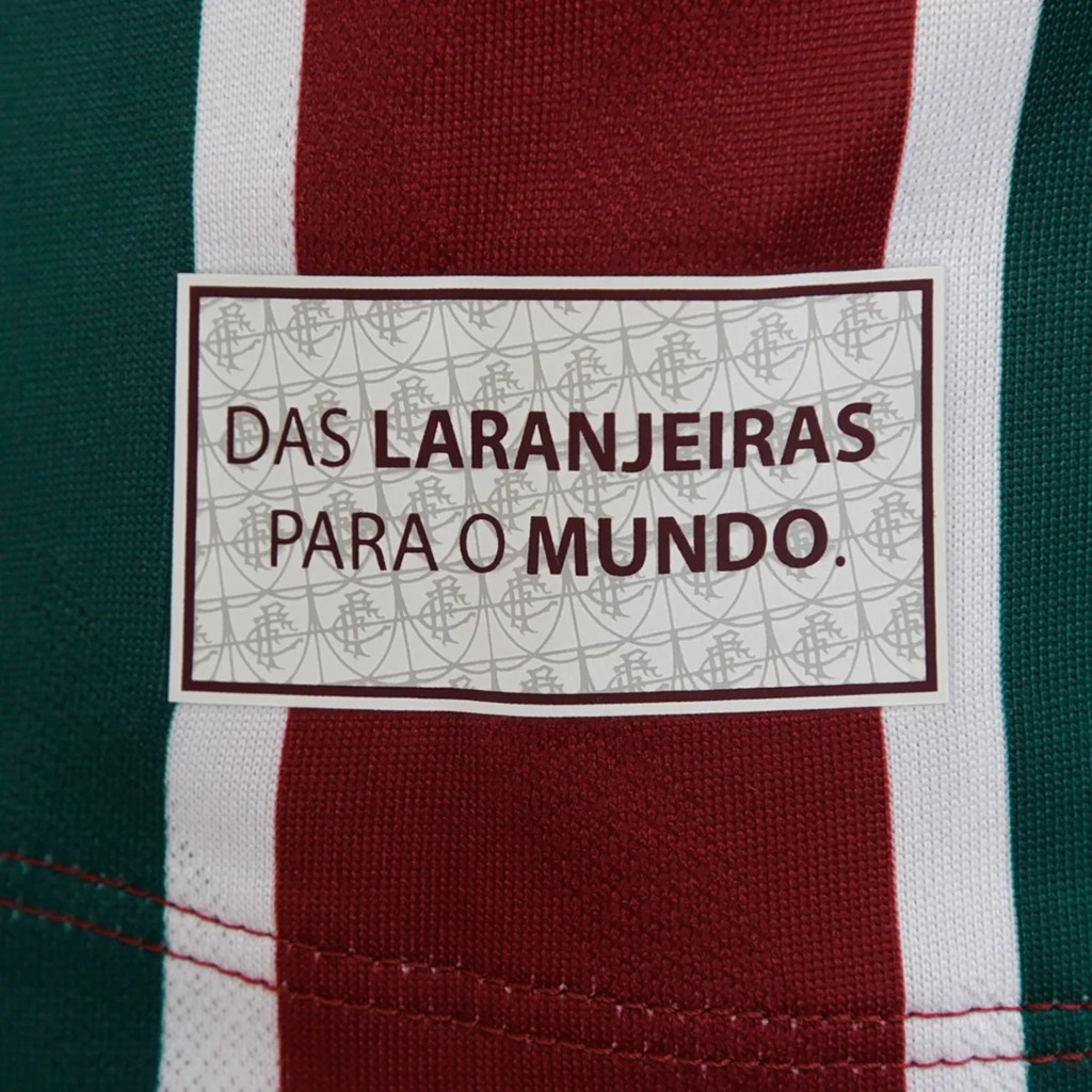 Kit Infantil Inspirado Fluminense I 25/26 - Vermelha e verde com detalhes em branco Central das Camisas