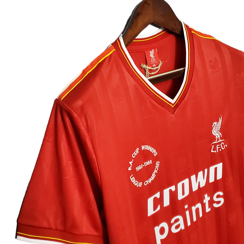 Camisa Liverpool Titular 85/86 - Retrô - Central das Camisas