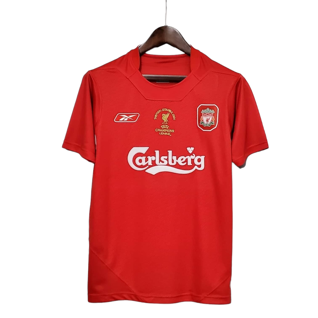 Camisa Liverpool Titular 2005 - Retrô - Central das Camisas