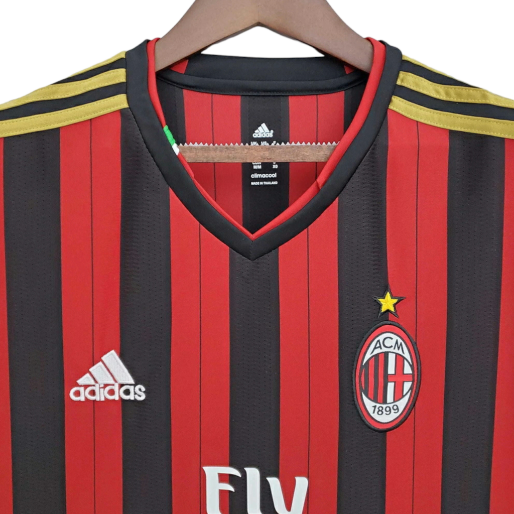 Camisa AC Milan Titular 13/14 - Retrô - Central das Camisas