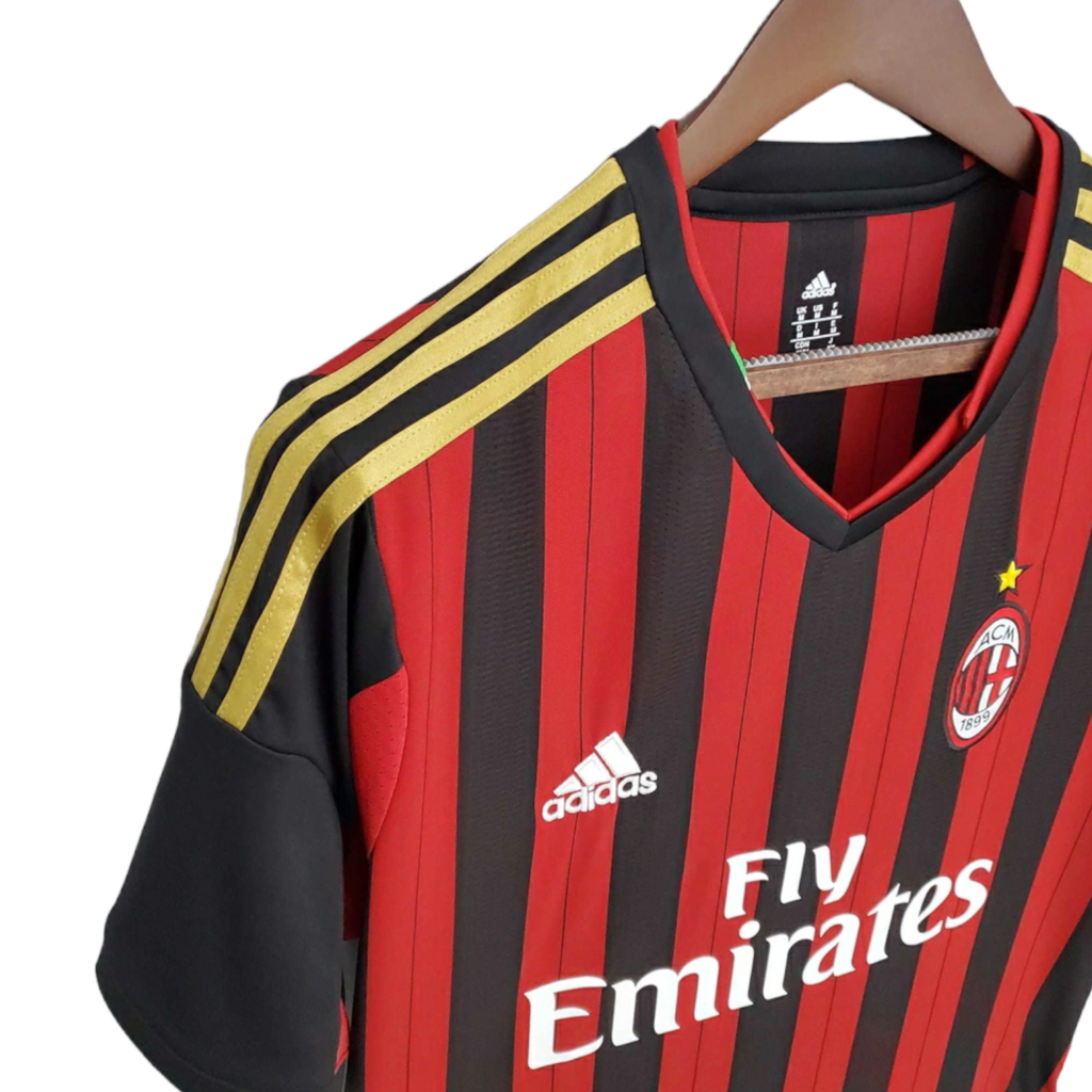 Camisa AC Milan Titular 13/14 - Retrô - Central das Camisas