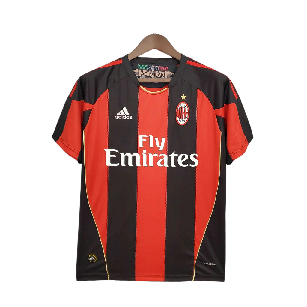 Camisa AC Milan Titular 10/11 - Retrô - Central das Camisas