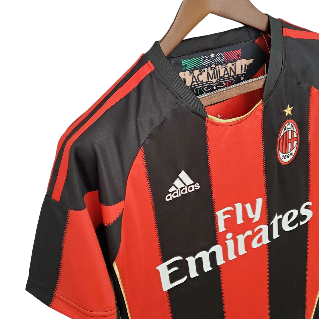 Camisa AC Milan Titular 10/11 - Retrô - Central das Camisas