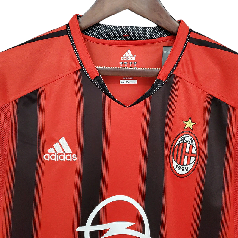 Camisa Milan Titular 04/05 - Retrô - Central das Camisas