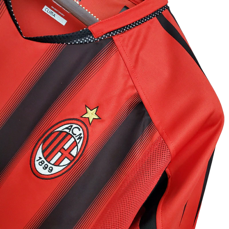Camisa Milan Titular 04/05 - Retrô - Central das Camisas