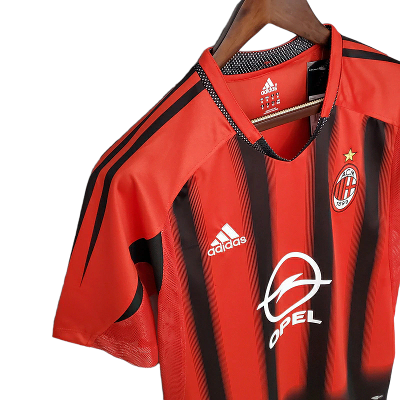 Camisa Milan Titular 04/05 - Retrô - Central das Camisas