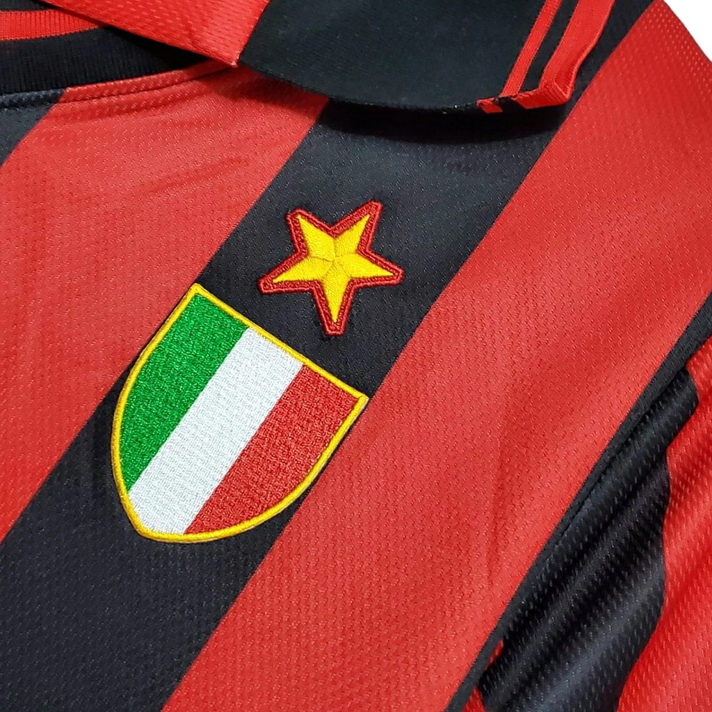 Camisa AC Milan Titular 96/97 - Retrô - Central das Camisas