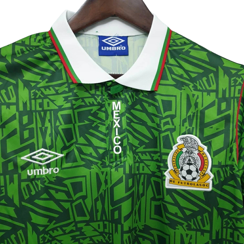 Camisa México Titular 1994 - Retrô - Central das Camisas