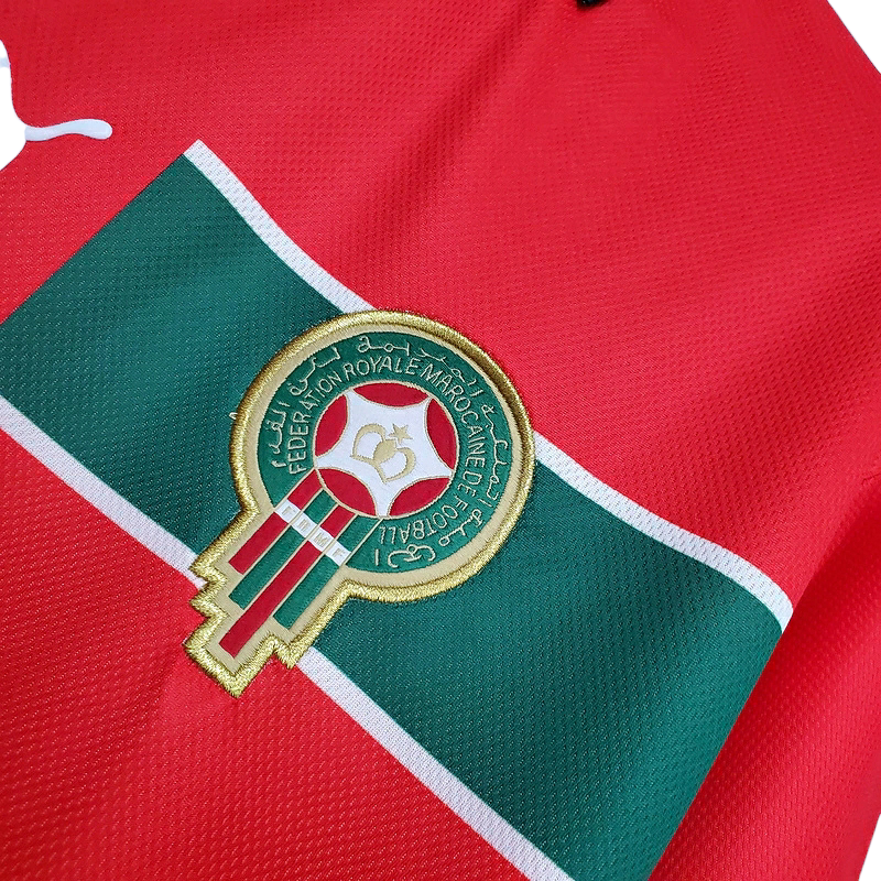 Camisa Marrocos Titular 1998 - Retrô - Central das Camisas