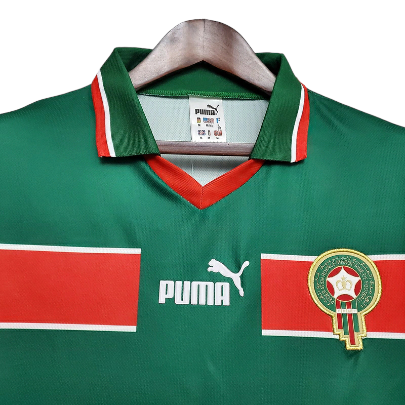 Camisa Marrocos Visitante 1998 - Retrô - Central das Camisas