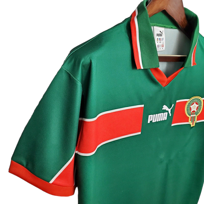 Camisa Marrocos Visitante 1998 - Retrô - Central das Camisas