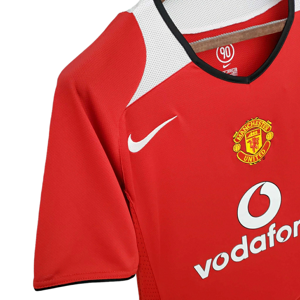 Camisa Manchester United Titular 04/06 - Retrô - Central das Camisas