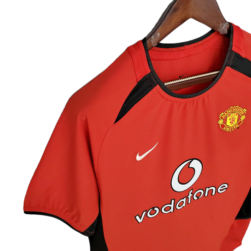 Camisa Manchester United Titular 02/04 - Retrô - Central das Camisas