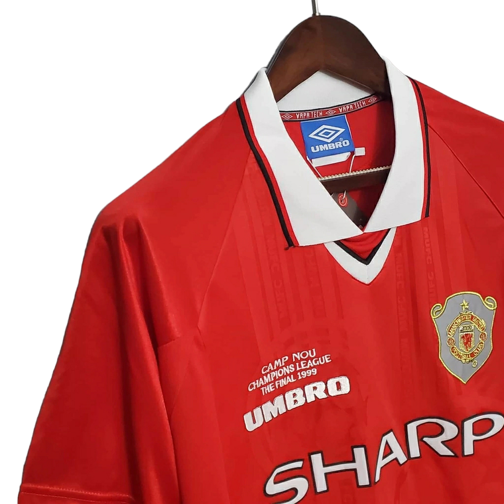 Camisa Manchester United Titular 99/00 - Retrô - Central das Camisas