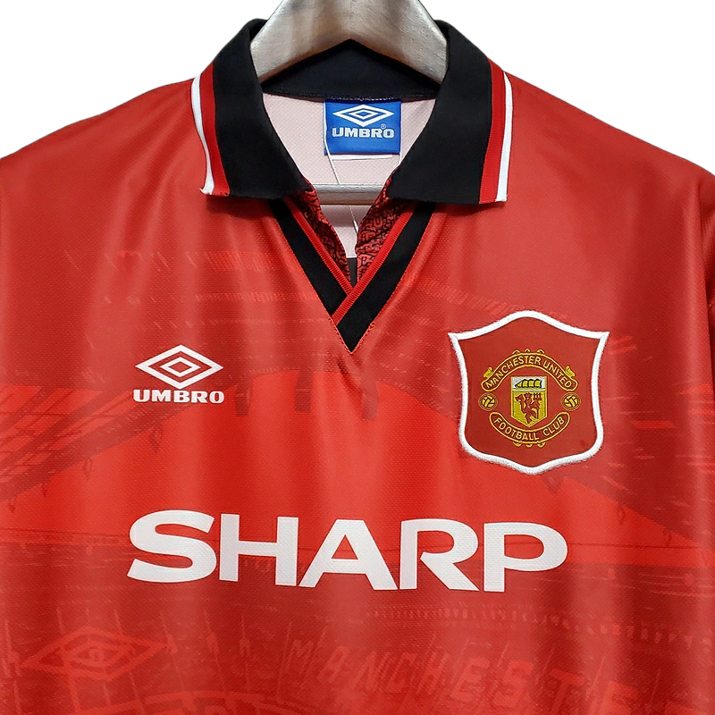 Camisa Manchester United Titular 94/96 - Retrô - Central das Camisas