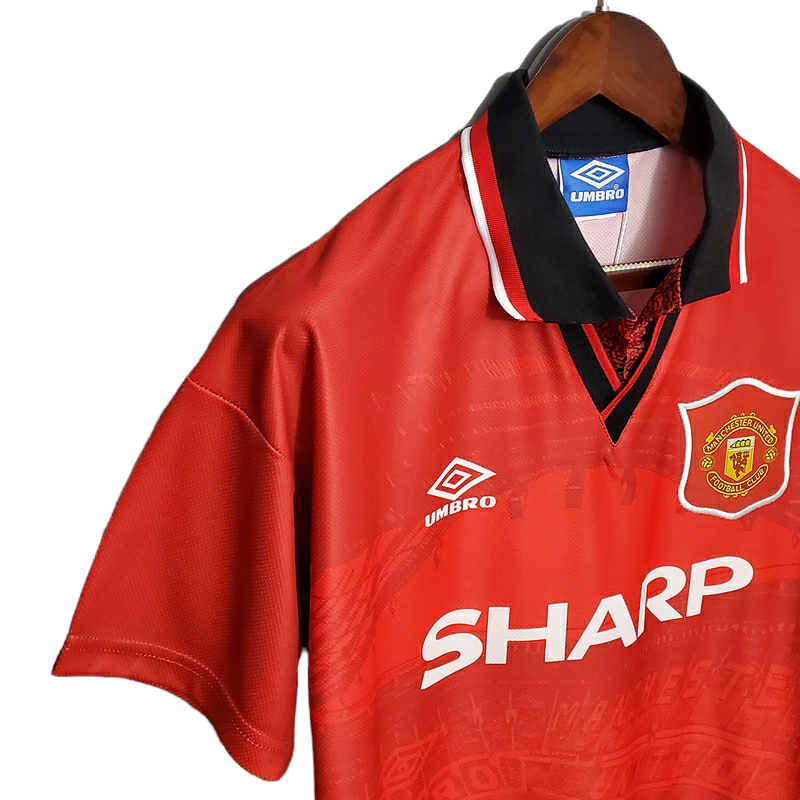 Camisa Manchester United Titular 94/96 - Retrô - Central das Camisas