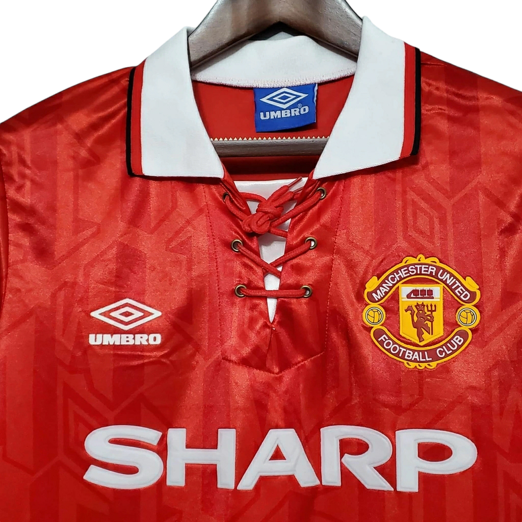 Camisa Manchester United Titular 92/94 - Retrô - Central das Camisas