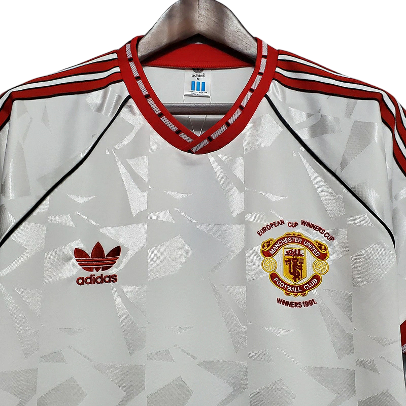 Camisa Manchester United Visitante 1991 - Retrô - Central das Camisas