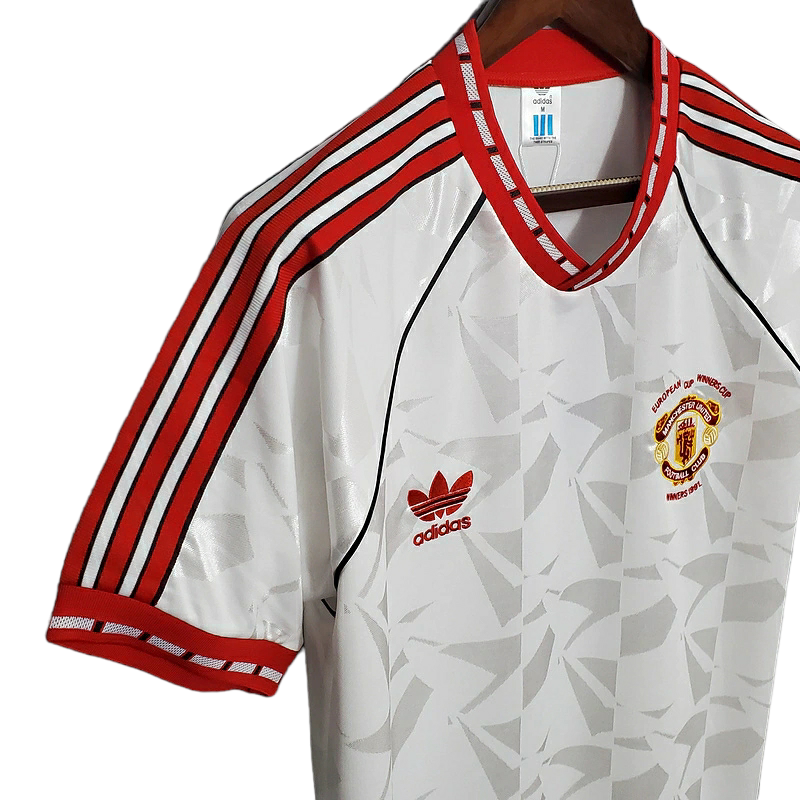 Camisa Manchester United Visitante 1991 - Retrô - Central das Camisas