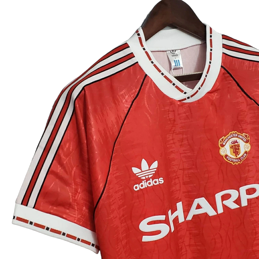 Camisa Manchester United Titular 1992 - Retrô - Central das Camisas