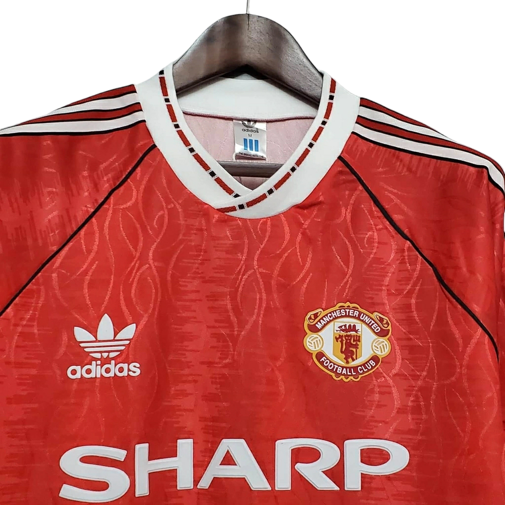 Camisa Manchester United Titular 1992 - Retrô - Central das Camisas