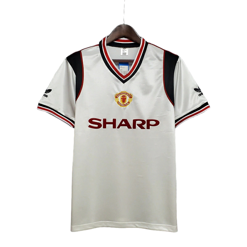 Camisa Manchester United Visitante 1985 - Retrô - Central das Camisas