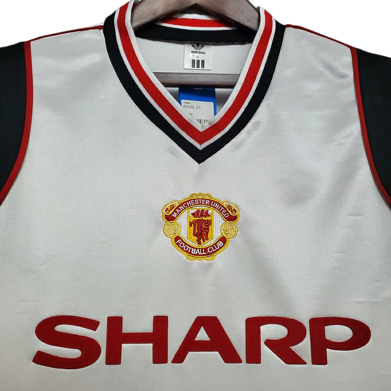Camisa Manchester United Visitante 1985 - Retrô - Central das Camisas