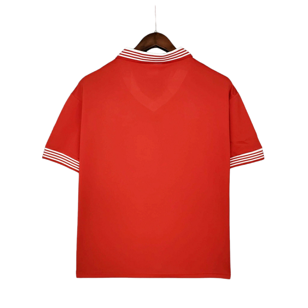 Camisa Manchester United Titular 1977 - Retrô - Central das Camisas