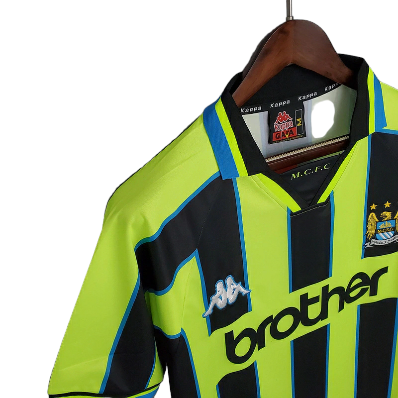 Camisa Manchester City Visitante 98/99 - Retrô - Central das Camisas