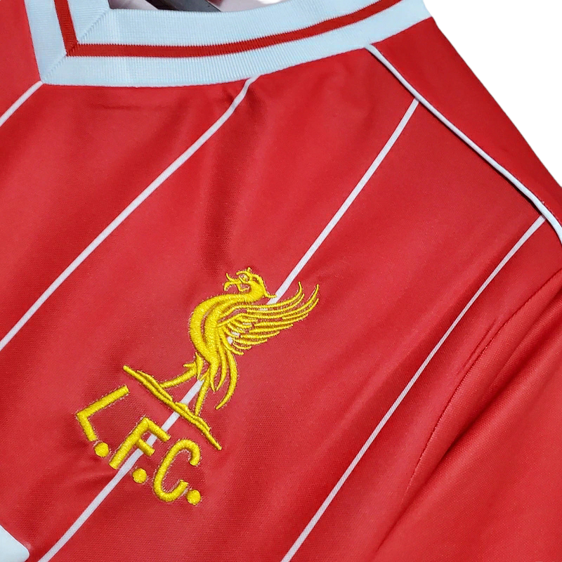 Camisa Liverpool Titular 1984 - Retrô - Central das Camisas