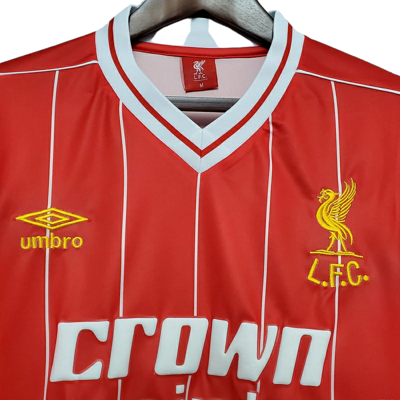 Camisa Liverpool Titular 1984 - Retrô - Central das Camisas