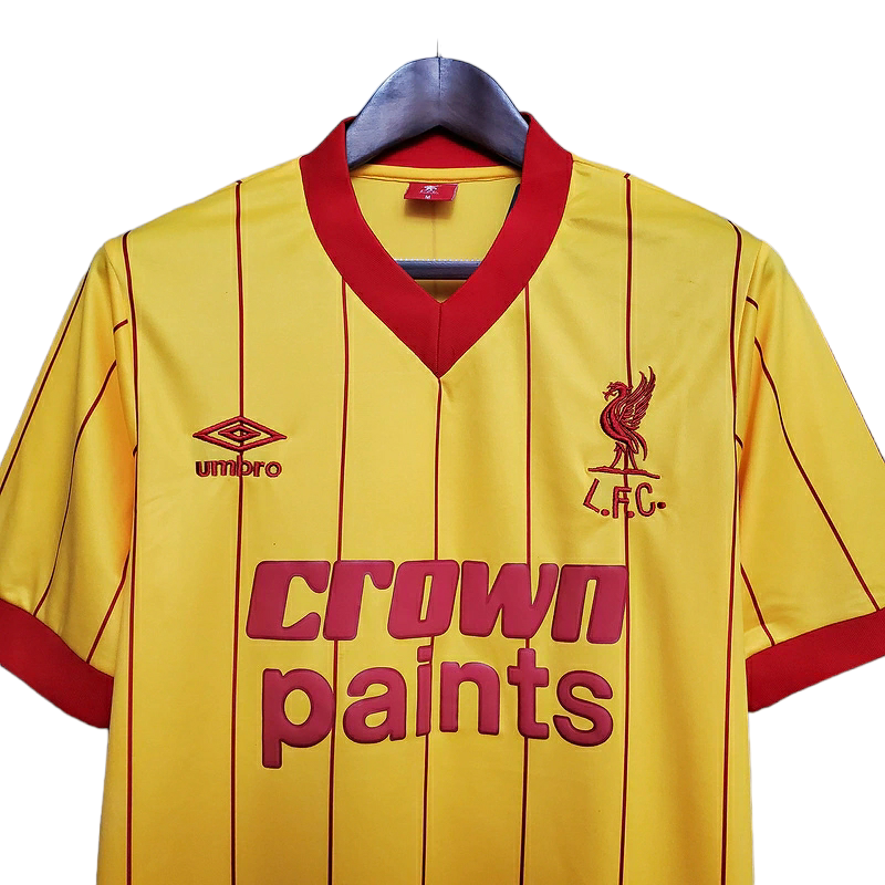 Camisa Liverpool Visitante 1984 - Retrô - Central das Camisas