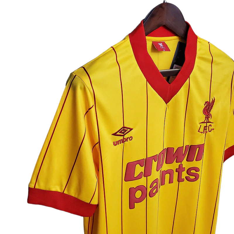 Camisa Liverpool Visitante 1984 - Retrô - Central das Camisas