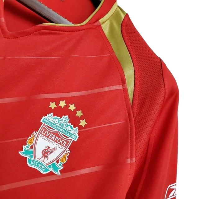 Camisa Liverpool Titular 05/06 - Retrô - Central das Camisas