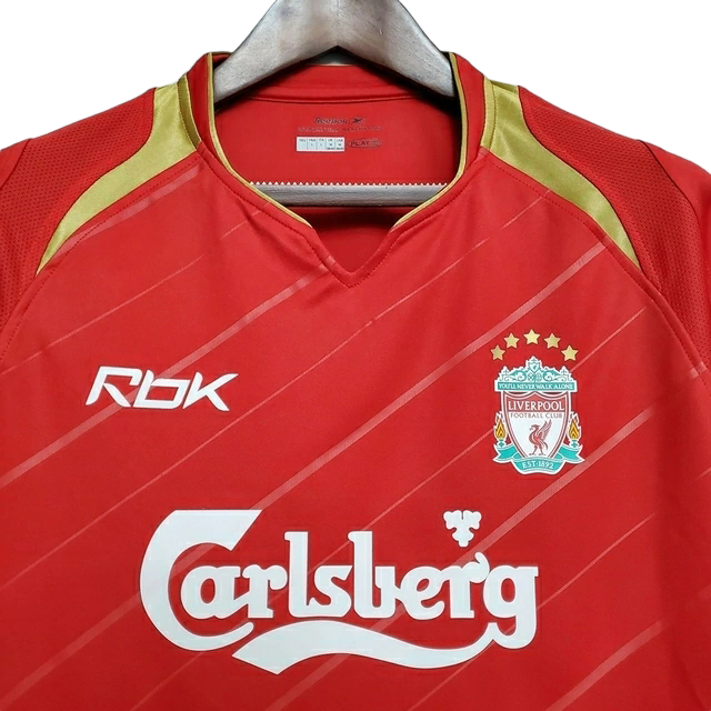 Camisa Liverpool Titular 05/06 - Retrô - Central das Camisas