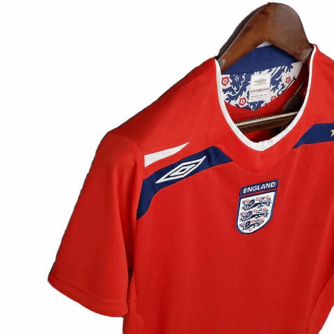 Camisa Inglaterra Visitante 08/09 - Retrô - Central das Camisas
