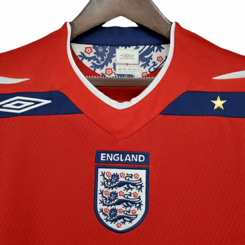 Camisa Inglaterra Visitante 08/09 - Retrô - Central das Camisas