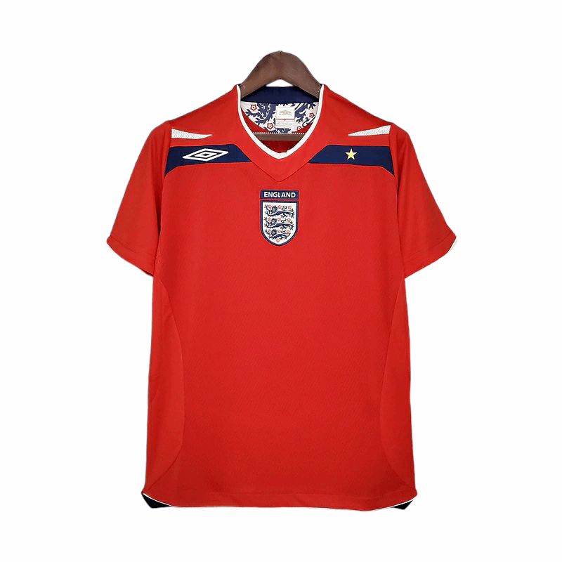 Camisa Inglaterra Visitante 08/09 - Retrô - Central das Camisas