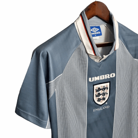 Camisa Inglaterra Visitante 1996 - Retrô - Central das Camisas