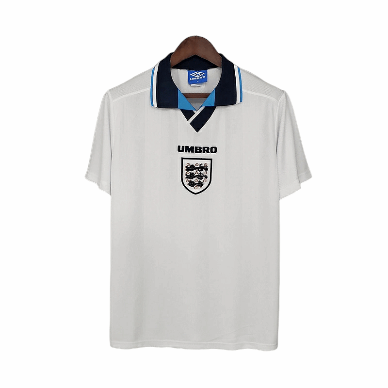 Camisa Inglaterra Titular 1996 - Retrô - Central das Camisas