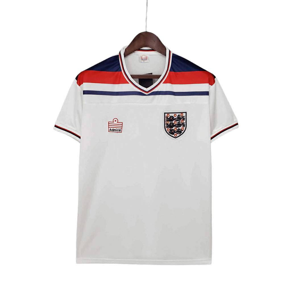 Camisa Inglaterra Titular 1982 - Retrô - Central das Camisas