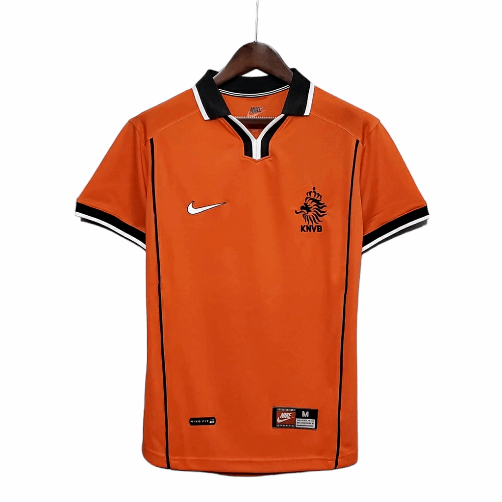 Camisa Holanda Titular 1998 - Retrô - Central das Camisas